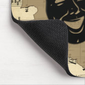 アンティーク音楽とシアターマスク マウスパッド (コーナー)