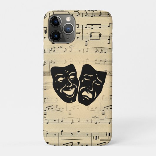アンティーク音楽とシアターマスク Case-Mate iPhoneケース (裏)
