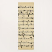 アンティーク音楽と劇場用マスク ヨガマット (裏面)