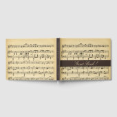 アンティーク音楽結婚のゲストブック ゲストブック (全面)