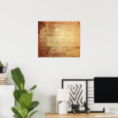 アンティーク音楽 ポスター (ホームオフィス)