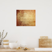 アンティーク音楽 ポスター (キッチン)