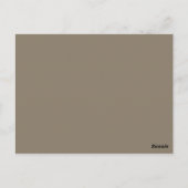 アンティーク音楽w/ピンクイエロー金ゴールドフローラありがとう ポストカード (裏面)