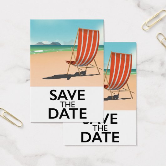 アンティーク風ビーチデッキチェアのSave the Date (オフィス)