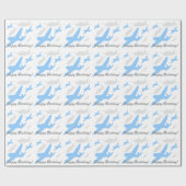 アンティーク飛行機 ラッピングペーパー (フラット)