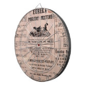 アンティーク食べ物を与えキャニスタ ダーツボード (正面右)