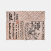 アンティーク食べ物を与えキャニスタ フリースブランケット (正面(横))