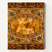 アンティーク飾イタリアン形石模様 ノートブック (裏面)