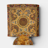 アンティーク飾イタリアン形石模様 缶クーラー (裏面)