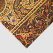 アンティーク飾イタリアン形石模様 薄葉紙 (詳細)