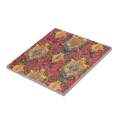 アンティーク飾フランスの花模様 タイル (側面)