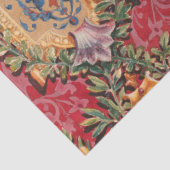 アンティーク飾フランスの花模様 薄葉紙 (詳細)