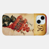 アンティーク騎士ヘルメット,ドラゴンと赤い羽 Case-Mate iPhoneケース (裏面 (横))