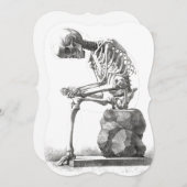 アンティーク骨格解剖学:ゴシック型ハロウィーン医学 (正面/裏面)