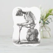 アンティーク骨格解剖学:ゴシック型ハロウィーン医学 (スタンド正面)