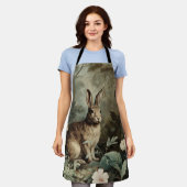 アンティーク魅力的ハレインラッシュフォレストホテル エプロン (着用した状態)