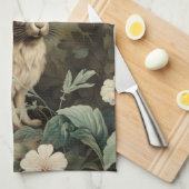 アンティーク魅力的ハレインラッシュフォレストホテル キッチンタオル (四つ折り)