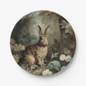 アンティーク魅力的ハレインラッシュフォレストホテル ペーパープレート (正面)