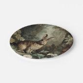 アンティーク魅力的ハレインラッシュフォレストホテル ペーパープレート (アングル)