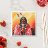 アンティーク魔法ランタングラススライドクロウズブレスト スタンダードカクテルナプキン (インサイチュ)