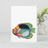 アンティーク魚サンキューカード サンキューカード (スタンド正面)