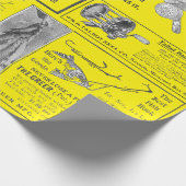 アンティーク魚釣りフィッシャーマンadsサーカ1909ルースWr ラッピングペーパー (角)