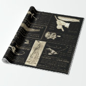 アンティーク魚釣りフィッシャーマンadsサーカ1909ルースWr ラッピングペーパー (アンロールド)