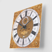 アンティーク1700トーマトンプイオンプリント スクエア壁時計 (傾斜)