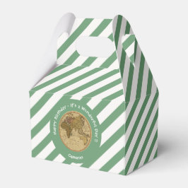 アンティーク1786東半球マップテーマパーティー フェイバーボックス