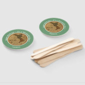 アンティーク1786西半球マップテーマパーティー ハンドファン (組立なし)