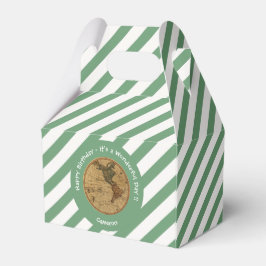 アンティーク1786西半球マップテーマパーティー フェイバーボックス