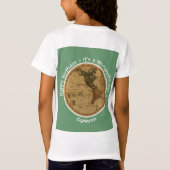 アンティーク1786西半球マップテーマパーティー Tシャツ (裏面)