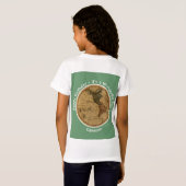 アンティーク1786西半球マップテーマパーティー Tシャツ (裏面フル)