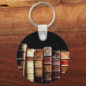 アンティーク18世紀デザイン革製本 キーホルダー (正面)