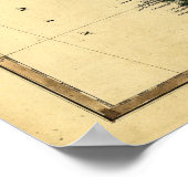 アンティーク1817サミュエル・ルイスによる南米の地図 ポスター (角)