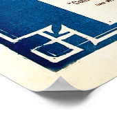 アンティーク1882アメリカ鉄道システムマップ ポスター (角)