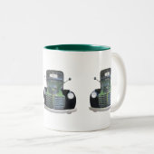 アンティーク1947トラック写真コーヒーマグ ツートーンマグカップ (正面右)