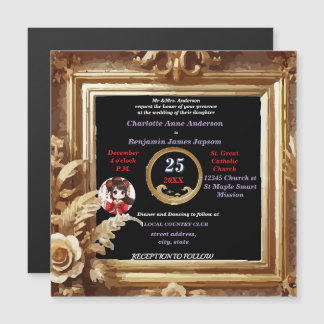 アンティーク3Dゴールデンフローラ植物体