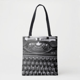 アンティーク60s rで使用される古いタイプライター トートバッグ