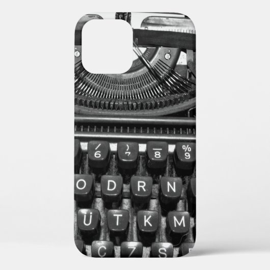 アンティーク60s rで使用される古いタイプライター Case-Mate iPhoneケース (裏面)