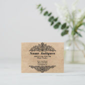 「アンティーク・アンティークオークション」名刺 名刺 (スタンド正面)