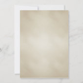 アンティーク ウェディング 招待状 (裏面)