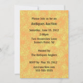 アンティーク·オークションの発表 招待状 (正面)
