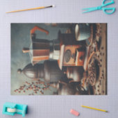 アンティーク コーヒー ミル カップ 薄葉紙 (クラフト)