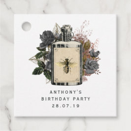 アンティーク ゴシック フラワー ポーション ボトル フェイバータグ