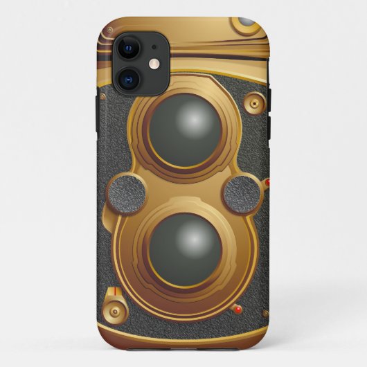 アンティーク スチームパンク カメラ Case-Mate iPhoneケース (裏面)