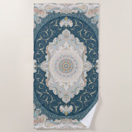 アンティーク トルコ ペルシャ カーペット ラグ ビーチタオル