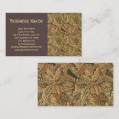 アンティーク ビクトリアン ウィリアム モリス アカンサス リーフ 名刺 (正面/裏面)