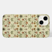 アンティーク ビクトリアン ウィリアム モリス ガーデン フラワーズ Case-Mate iPhoneケース (裏面 (横))