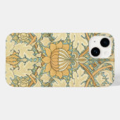 アンティーク ビクトリアン ウィリアム モリス 花 葉の植物 Case-Mate iPhoneケース (裏面 (横))